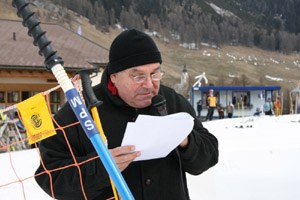 Ansage im Zielbereich