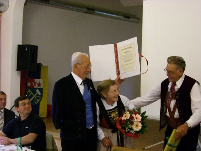 Pius Bischof wird geehrt