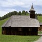 Die Holzkirche von Obermutten