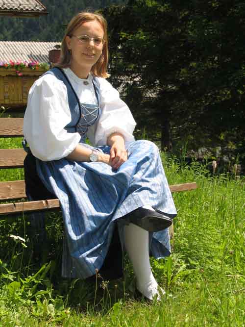 Junge Großwalsertalerin
