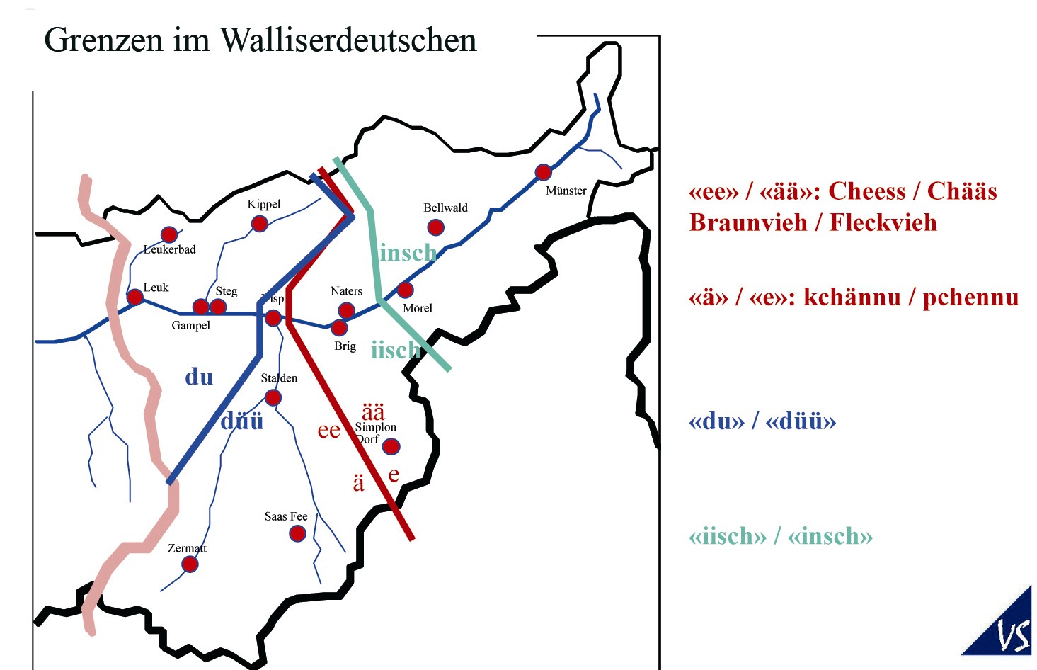 Grenzen im Walliserdeutschen