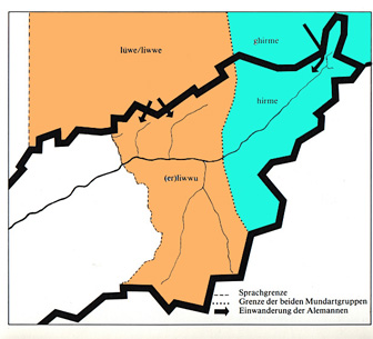 Besiedlung des Oberwallis durch die Alemannen